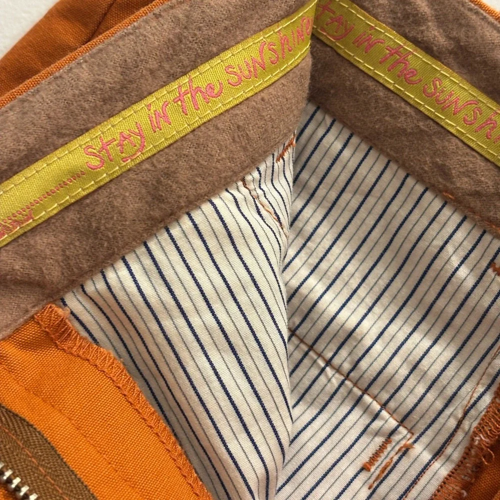 Women's Jill Roberts Beverly Hills Seaton Burnt Orange Gaucho Shorts
